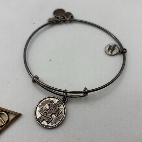 Alex and Ani charm bangle bracelets stretch 5 different colors and wear - Picture 13 of 16